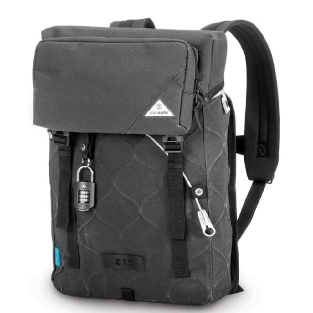 Pacsafe Ultimatesafe Z15 Anti-Theft Backpack, Charcoal